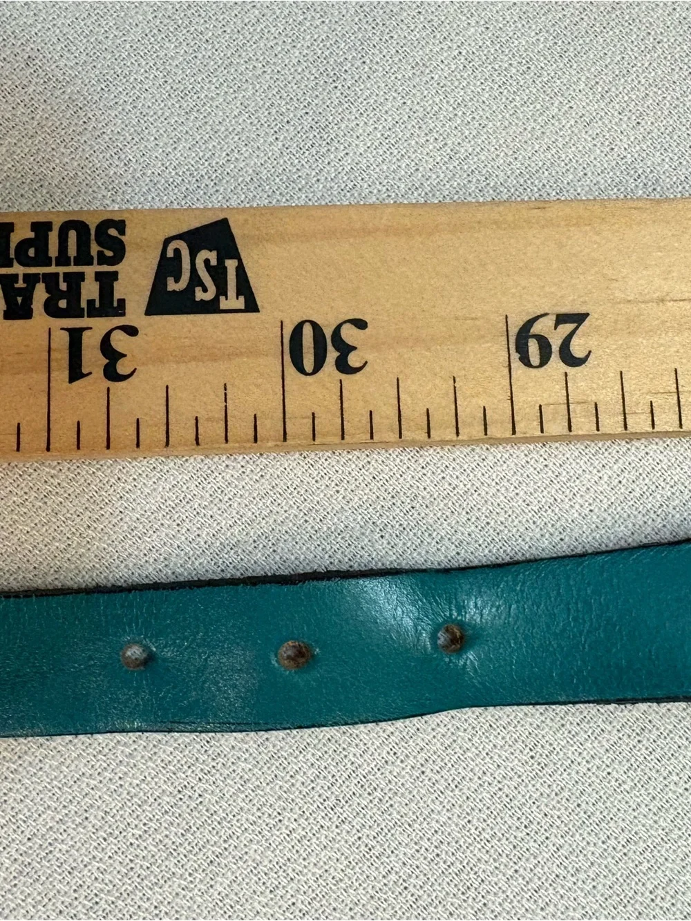 Teal Gold Accent Women's Waist Belt